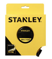 STANLEY เทปวัดระยะสายไฟเบอร์กลาส(FIBERGLASS) ยาว 30 เมตร(100 ฟุต) รุ่น STHT34262-8(34-262)