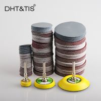 Dhttis แผ่นกระดาษทรายสำหรับขัดแบบผสม1 "ถึง3",กระดาษทรายแห้งขัดแบบกลม1ชิ้น6มม. แผ่นรองหลังเลือกขนาด