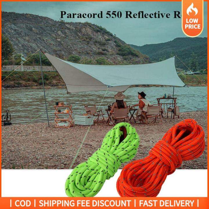 【COD&Ready Stock】4pcs/set 6 Colors Paracord 550 Reflective Rope 4meters