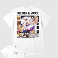 เสื้อผ้าแฟชั่นสไตล์ใหม่ เสื้อยืด ลายการ์ตูนอนิเมะ One Piece MONKEY D LUFFY NIKA - Karimake【100% Cotton】