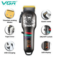 WholesaleVGR V-699 Clipper ผมไฟฟ้า Trimmer Men Professional ตัดผมผู้ชายไร้สาย Clippers เครื่องโกนหนวด Trimmer สำหรับ Man เครื่องทำความสะอาดจัดส่งฟรี