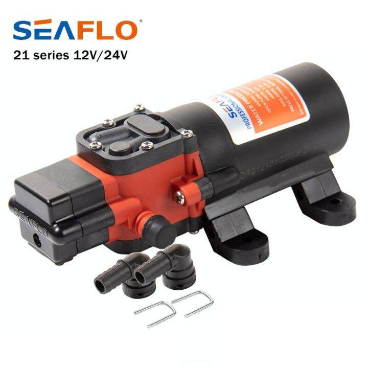 SEAFLO DC 40PSI 12V Marine RV Water Pump Small Diaphragm Self Priming