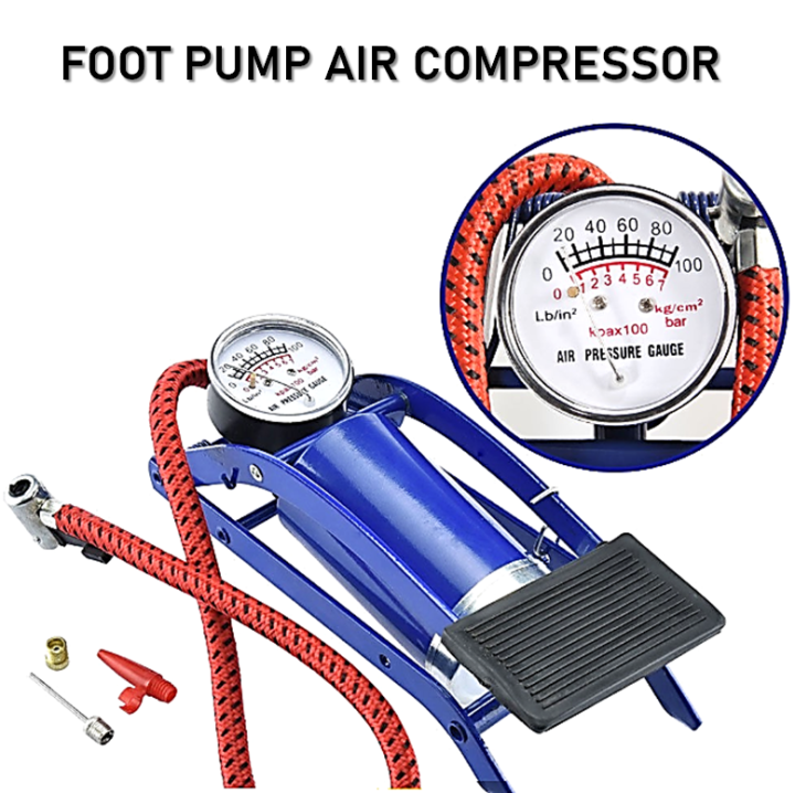 Auto Tires Inflator Pressure Gauge Air Compressor Balls Mattress Toys