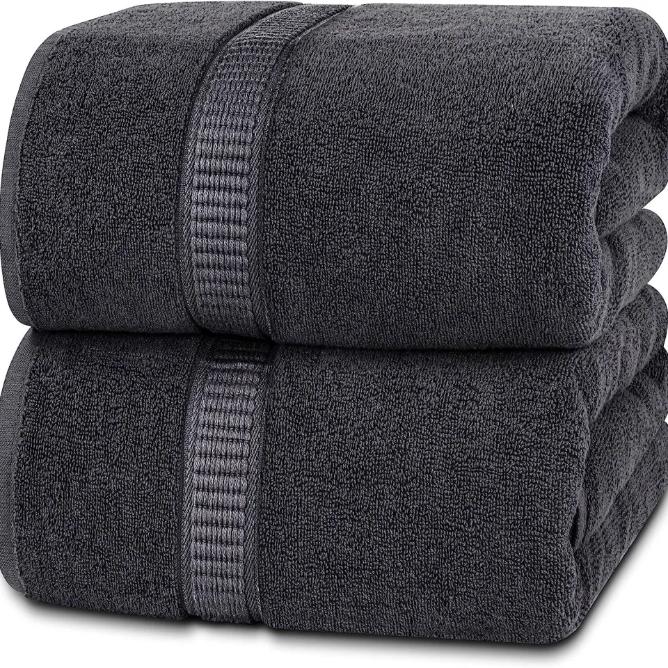 Jumbo Bath Sheets Towels For Adults 35 x 70 - 2-Pack - 100% Cotton Bath  Sheet Set - Extra Large Oversized Bath Towels - Absorbent Bath Towel Set 