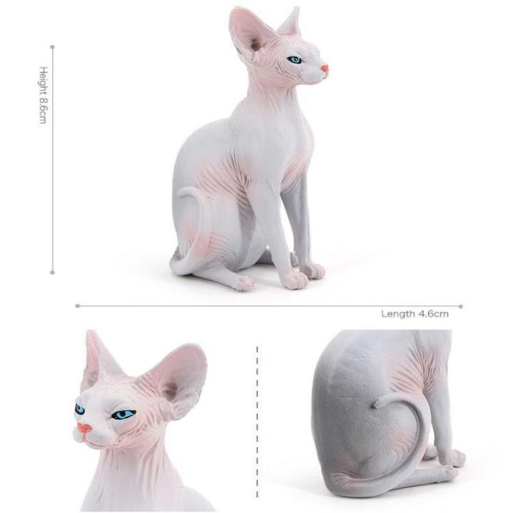 shelleys-พระพุทธรูปแปลกๆแมวแกะสลักทำสมาธิเสื้อลายแมวสฟิงคซ์ศิลปะประติมากรรม