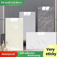 30cmx60cm Wall Sticker Thick Self Adhesive Tiles Floor Stickers Marble Bathroom Ground Waterproof Wallpapers PVC Furniture Room