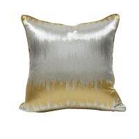 Modern Light Luxury Cushion Cover Ho Villa Model Room Decorations Pillowcase Abstract Gold and Silver Sofa Bed Pillows Case