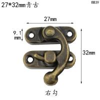 10ชิ้นตัวล็อคโลหะโบราณบานพับตกแต่งตะขอกล่องเก็บเครื่องประดับไม้อุปกรณ์ Diy สำหรับอุปกรณ์เหล็กเครื่องตกแต่งบ้าน