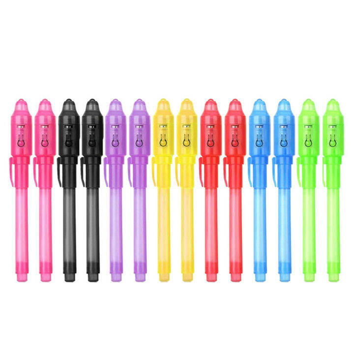 14pcs-uv-light-pen-invisible-magic-pencil-secret-fluorescent-pen-for-writing-pad-kids-child-drawing-painting-board