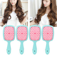 แปรงหวีผม Detangling Blow Dry Styling Wet Dry Detangling Brush Ergonomic Handle for Salon