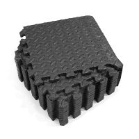 ▩◙○ 12PCS Interlocking Floor Mat EVA Puzzle Rubber Tiles Soft Foam Exercise Mats for Home Gym Yoga Fitness