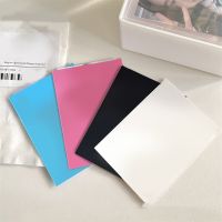 Ins Hot 50pcs/pack Colored Kpop Toploader Card Photocard Sleeves Idol Photo Cards Protective Storage Bag Stationery
