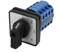 LW26-204 1-2-3-4แผง Mount 20A 4เสา4ตำแหน่งควบคุมมอเตอร์วงจร Universal Changeover Rotary Cam Switch