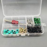 【】 zsdcpt R134A Valve Core Air Conditioning Tools Connector Kit Assortment Seals Rubber Rings A Box