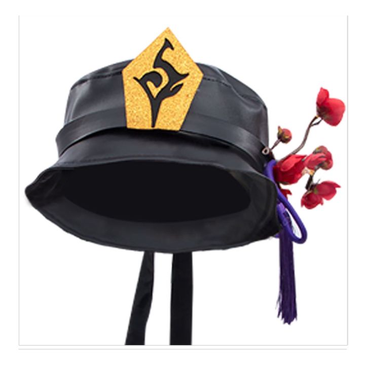 ag-genshin-impact-game-hu-tao-cos-หมวกคอสเพลย์-ลายการ์ตูนอนิเมะ-ของแท้