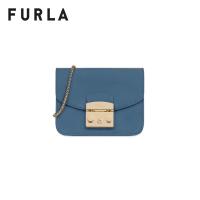 FURLA กระเป๋าสะพายผู้หญิง รุ่น METROPOLIS MINI CROSSBODY COLOR PIOMBO f