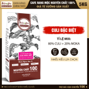 combo 5kg Cà phê Nguyên Chất 100% Culi đặc biệt KALACOFFEE Cực Mạnh Thơm