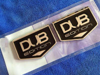 ตรา Emblem Fender ด้านหลังลำต้นรถยนต์รุ่น DUB สติ๊กเกอร์ตกแต่งอเนกประสงค์2X