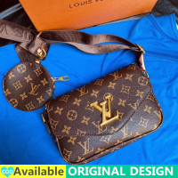 【】2020ใหม่LV Classic Dauphie Originalกระเป๋าสะพายสำหรับผู้หญิงขายแท้LV 2 In 1กระเป๋าเอกสารเกาหลีแฟชั่นUnisexพิมพ์Cross Body Bagกระเป๋าสะพายขนาดเล็กการ์ดกระเป๋าใส่เหรียญกระเป๋าBegกระเป๋าถือ