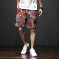 2021 New Summer Fashion Beach Style Men Shorts Floral Printing Loose Casual Quick Dry Straight Shorts Male Plus Size Shorts W244