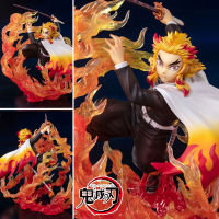 Figure ฟิกเกอร์ จากการ์ตูนเรื่อง Demon Slayer Kimetsu no Yaiba ดาบพิฆาตอสูร Kyojuro Rengoku เรนโงคุ เคียวจูโร่ เสาหลักเพลิง Flame Pillar The Movie Mugen Train ศึกรถไฟสู่นิรันดร์ Ver Anime Hobby โมเดล ตุ๊กตา อนิเมะ การ์ตูน มังงะ ของขวัญ Doll manga Model