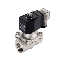 1/2" 3/4" 1" 2" Normally Closed 12v Electric Solenoid Valve Water 24v 230v 24 Stainless Steel IP65 DIN Coil High Temperature Valves