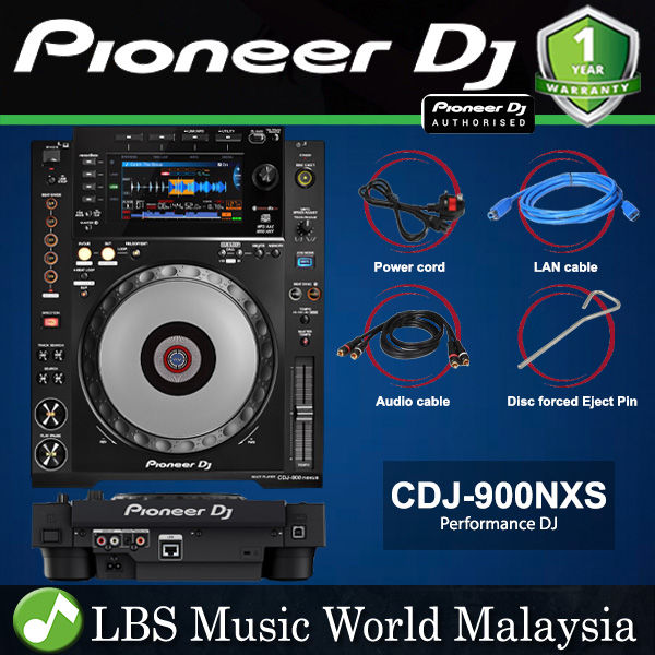 Pioneer DJ CDJ-900NXS Professional DJ Deck CD Media Player With