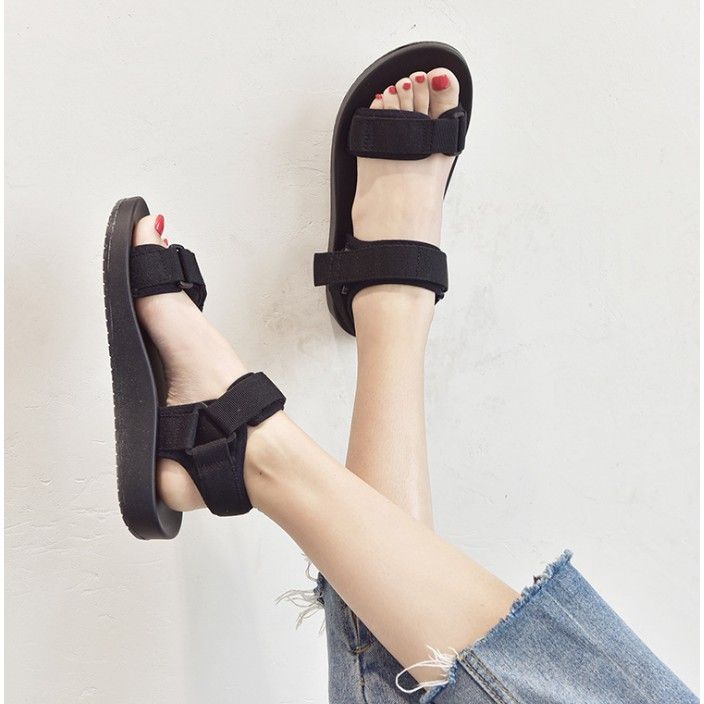shoes for women on sale JY. Ladies Korean Pu Made Vintage Flat Sandals ...
