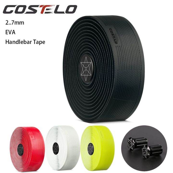 Costelo 2.7mm Road Bike Bicycle Handlebar Cork EVA PU Bar Tape
