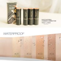 NEE CARA STICK CORRECTOR N233 คอนทัวร์ เนื้อคูชชั่น นีคาร่า หัวฟองน้ำ ใช้งานได้ง่าย เนื้อครีมแมตต์ ปกปิดดี