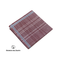 GIORGIO DEL SARTO Handkerchief ผ้าเช็ดหน้า 100% Cotton