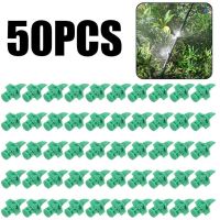 50pcs Garden Irrigation Spray Nozzle 180 Degree Refraction Nozzle Sprinkler Head For Greenhouse Garden Irrigation Mist Sprayer