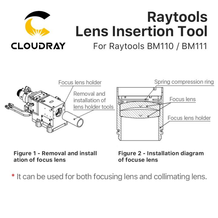 cloudray-raytools-bm111-bm110-lens-insertion-tool-focus-lens-d30-insertion-tool-for-raytools-bm111-bm110-optical-focus-lens
