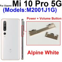 【❖New Hot❖】 gefeng เปิดปิดไฟปุ่มปรับระดับเสียงด้านข้างสำหรับ Xiaomi Mi 10 Lite Mi10 Pro Mi 10T Lite ชิ้นส่วนอะไหล่อะไหล่กุญแจควบคุมระดับเสียง