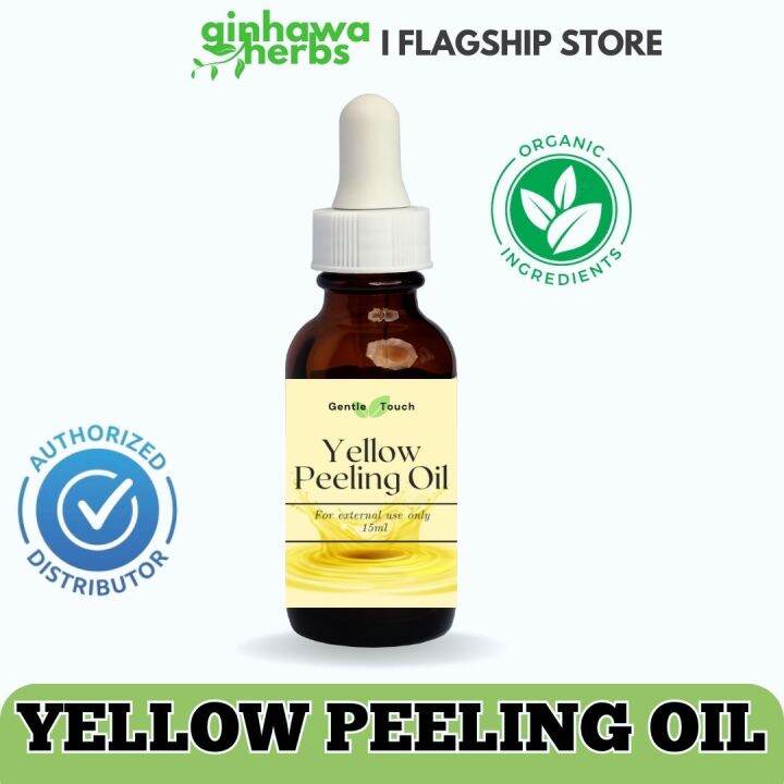 Yellow Peeling Oil 15 ml Lightening Exfoliating Skin Peeling Body