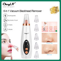 CkeyiN 6 In 1 Suction Blackhead Remover Kit with 3 Modes  Professional Blackhead Acne Comedo Extractor  USB Rechargeable