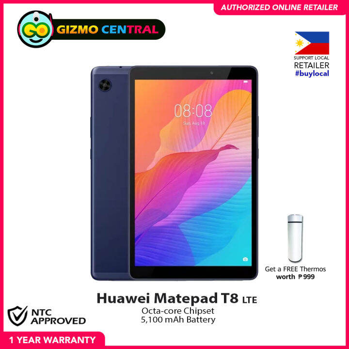 Huawei Matepad T8 LTE | 8 inches LCD Display | 3GB + 32GB Storage ...