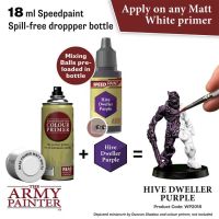 ?มีของพร้อมส่ง? Army Painter Speedpaint Hive Dweller Purple 18ml AP-WP2018 สีทาโมเดล สีอะคริลิค สูตรน้ำ มี Mixing balls