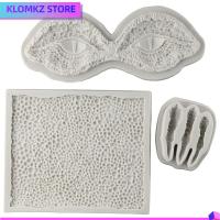 KLOMKZ 3pcs ซิลิโคนทำจากซิลิโคน แม่พิมพ์ฟองดองท์มังกร สีขาวขาว แม่พิมพ์ซิลิโคนไดโนเสาร์ แม่พิมพ์เค้กไดโนเสาร์ ซิลิโคนผิวมังกร การอบ