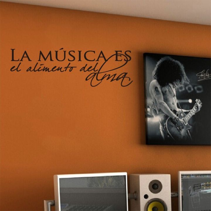 spanish-quote-music-wall-sticker-wall-artist-residence-decoration-wallpaper-poster-living-room-bedroom-vinyl-art-murals-decals-tapestries-hangings