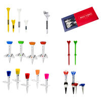 Golf Tees พลาสติก Step Down Ball Holder Tee Magnetic Golf Training Ball Tee พร้อมแพคเกจ Golf Gift Accessories Durable