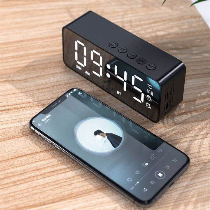 digital wall clock wireless and bluetooth speakers clock wall clock bluetooth speaker super bass