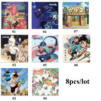 8 Pieceslot High Quality Microfiber 150*150mm Anime Lens Cloth Seven Glasses Cloth For Phone Screen