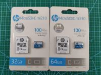 HP เมมโมรี่การ์ด MicroSDXC mi310 64GB และ MicroSDHC mi210 32GB