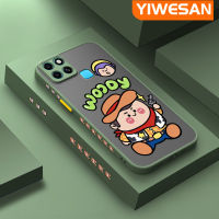 YIWESAN เคสโทรศัพท์สำหรับ Infinix Smart 6 HD Smart 6 Plus,เคสโทรศัพท์แฟชันลายไม้น่ารักบางกันกระแทกเคสป้องกันเลนส์กล้องขอบสี่เหลี่ยมปลอกซิลิโคนนิ่มคลุมทั้งหมด