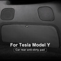 สำหรับ Tesla รุ่น Y ที่นั่งด้านหลัง Anti-Kick Anti-Dirty Pad ด้านหลัง Trunk Protection Pad รถจัดแต่งทรงผมการปรับเปลี่ยนอุปกรณ์เสริม