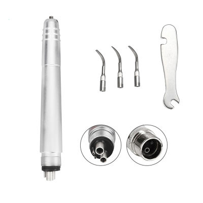 Hot Dental Ultrasonic Air Scaler 3เคล็ดลับทำความสะอาดฟัน Handpiece ขาวทำความสะอาดฟัน Dentis Tools