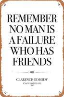 มันเป็นชีวิตที่ยอดเยี่ยมจำไว้ว่าไม่มีใครเป็นความล้มเหลวที่มีเพื่อนเครื่องตกแต่งฝาผนังโลหะป้ายดีบุกวินเทจสำหรับประตูบ้านบาร์ร้านอาหารร้านกาแฟร้านค้าผับสัญลักษณ์สัญลักษณ์ของขวัญโลหะ8x12Inch