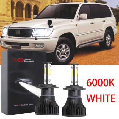 หลอดไฟหน้ารถยนต์ LED 6000K สีขาว แบบเปลี่ยน สําหรับ Toyota REVO ZACE UNSER 1999 2000 2001 2002 (1 คู่)