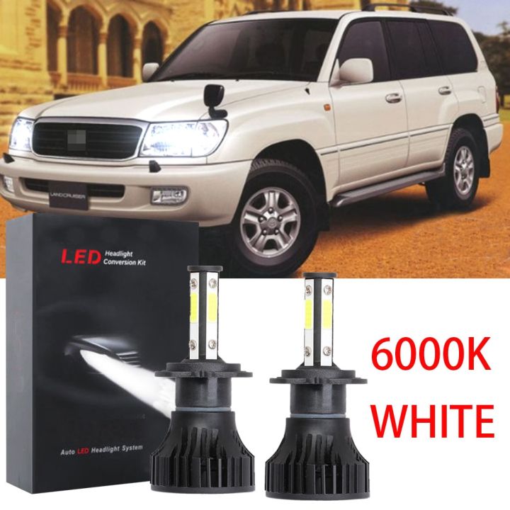 หลอดไฟหน้ารถยนต์-led-6000k-สีขาว-แบบเปลี่ยน-สําหรับ-toyota-revo-zace-unser-1999-2000-2001-2002-1-คู่-2pcs